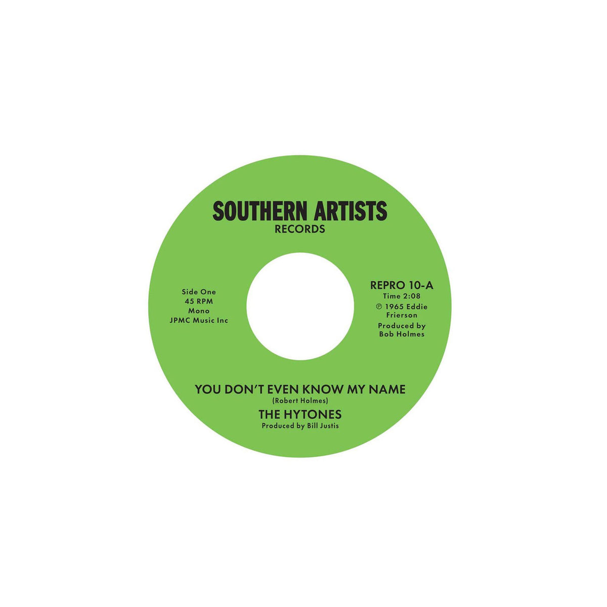 The Hytones – You Don't Even Know My Name/Good News vinyl cover