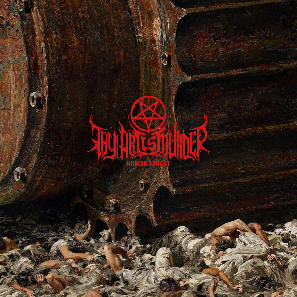 Thy Art is Murder – Human Target vinyl record cover