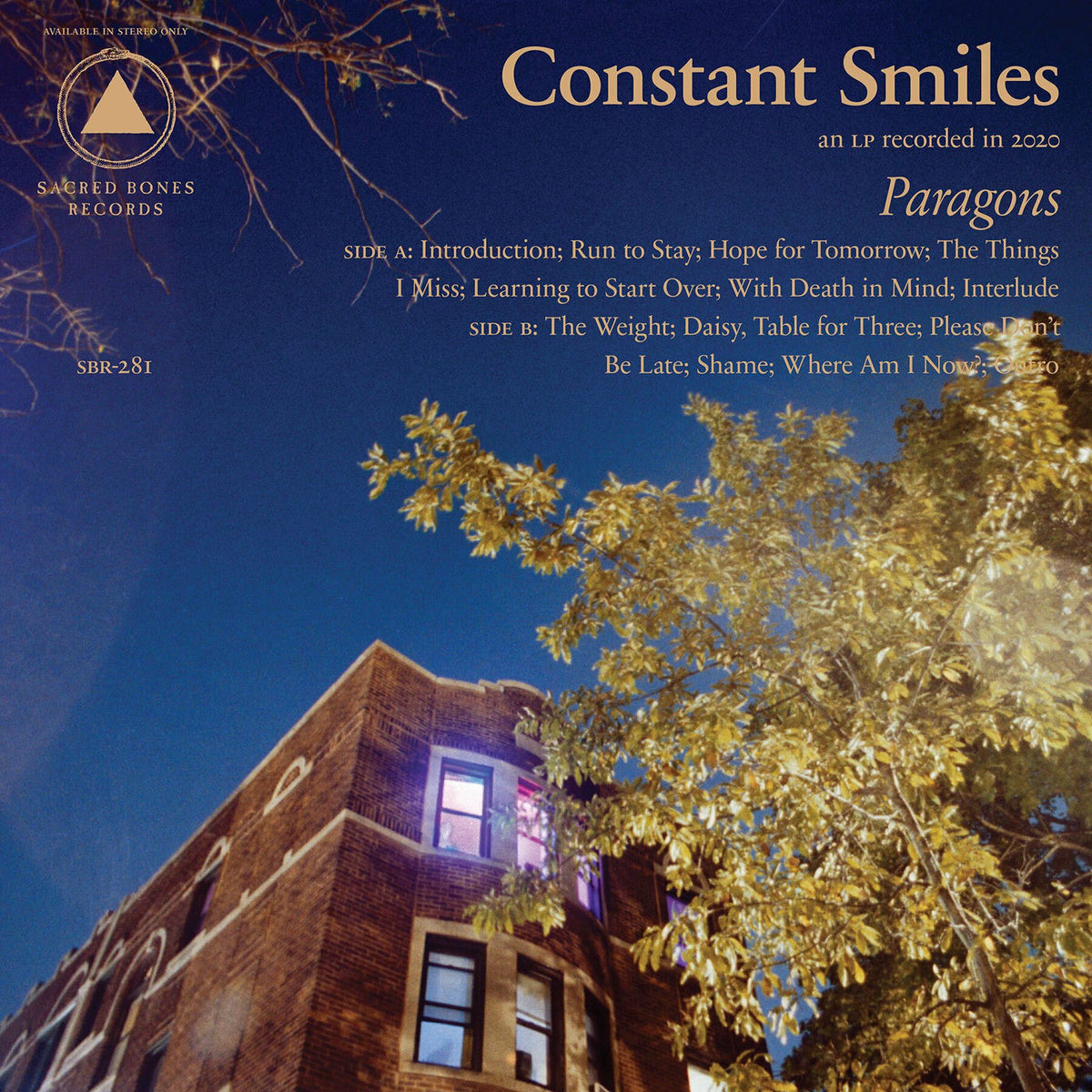 Constant Smiles – Paragons (Coloured Vinyl) vinyl record cover