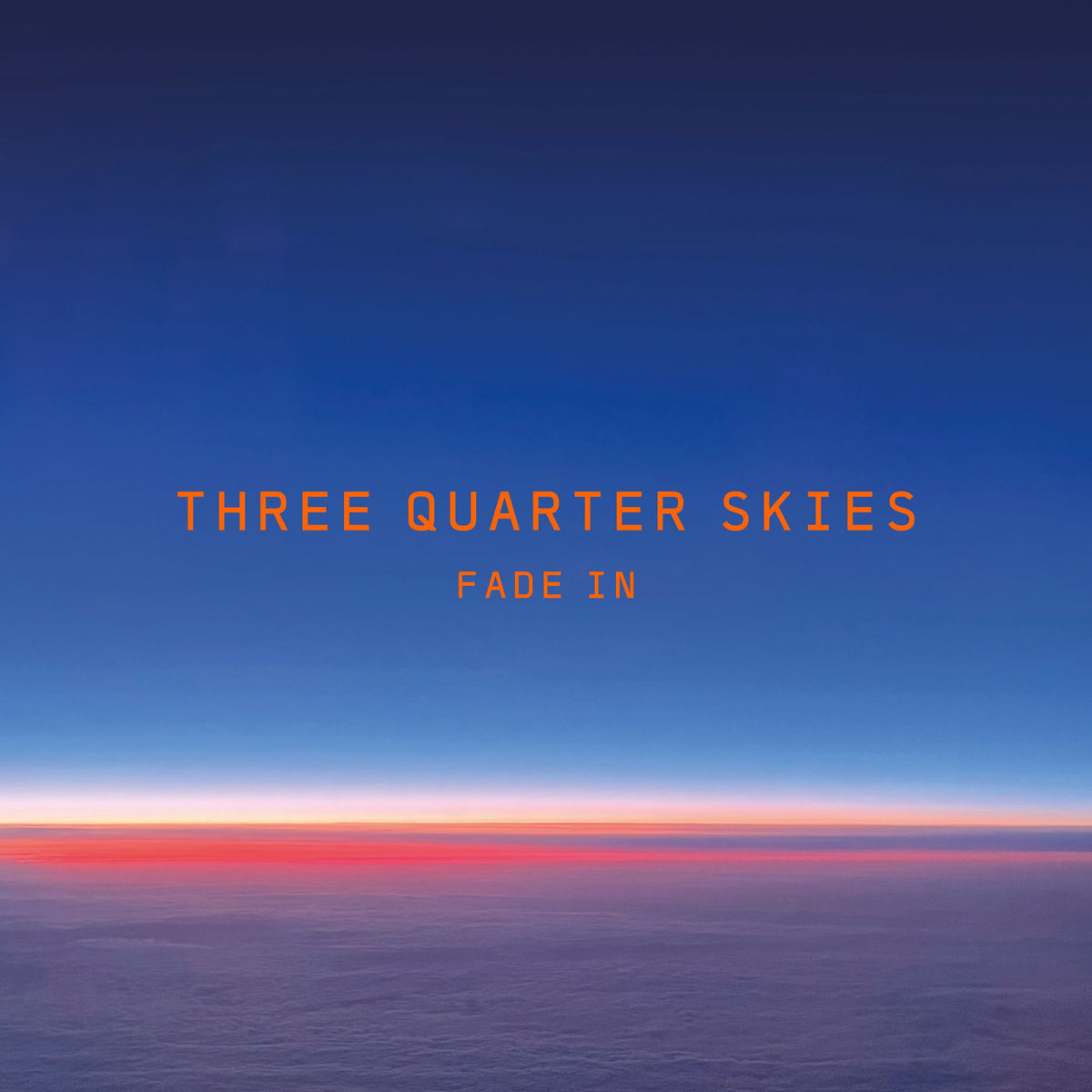 Three Quarter Skies – Fade In vinyl record cover