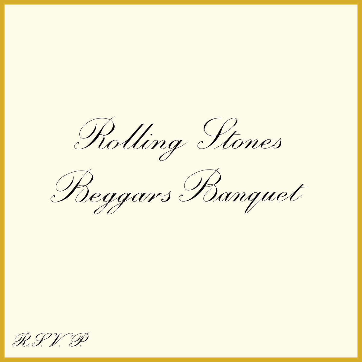 The Rolling Stones – Beggars Banquet vinyl record cover