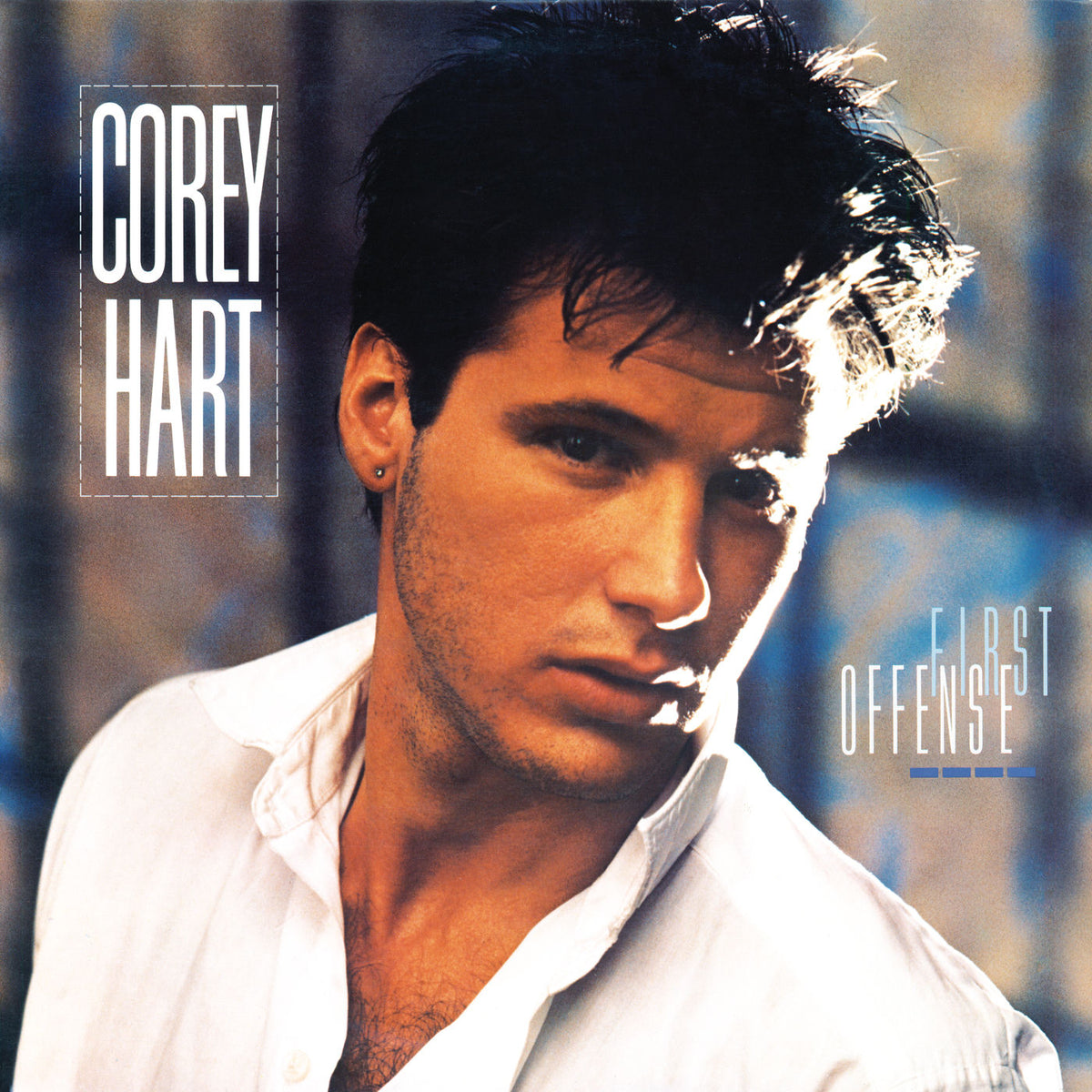 Corey Hart – First Offence (Translucent Blue & Red Vinyl 160g) vinyl record cover