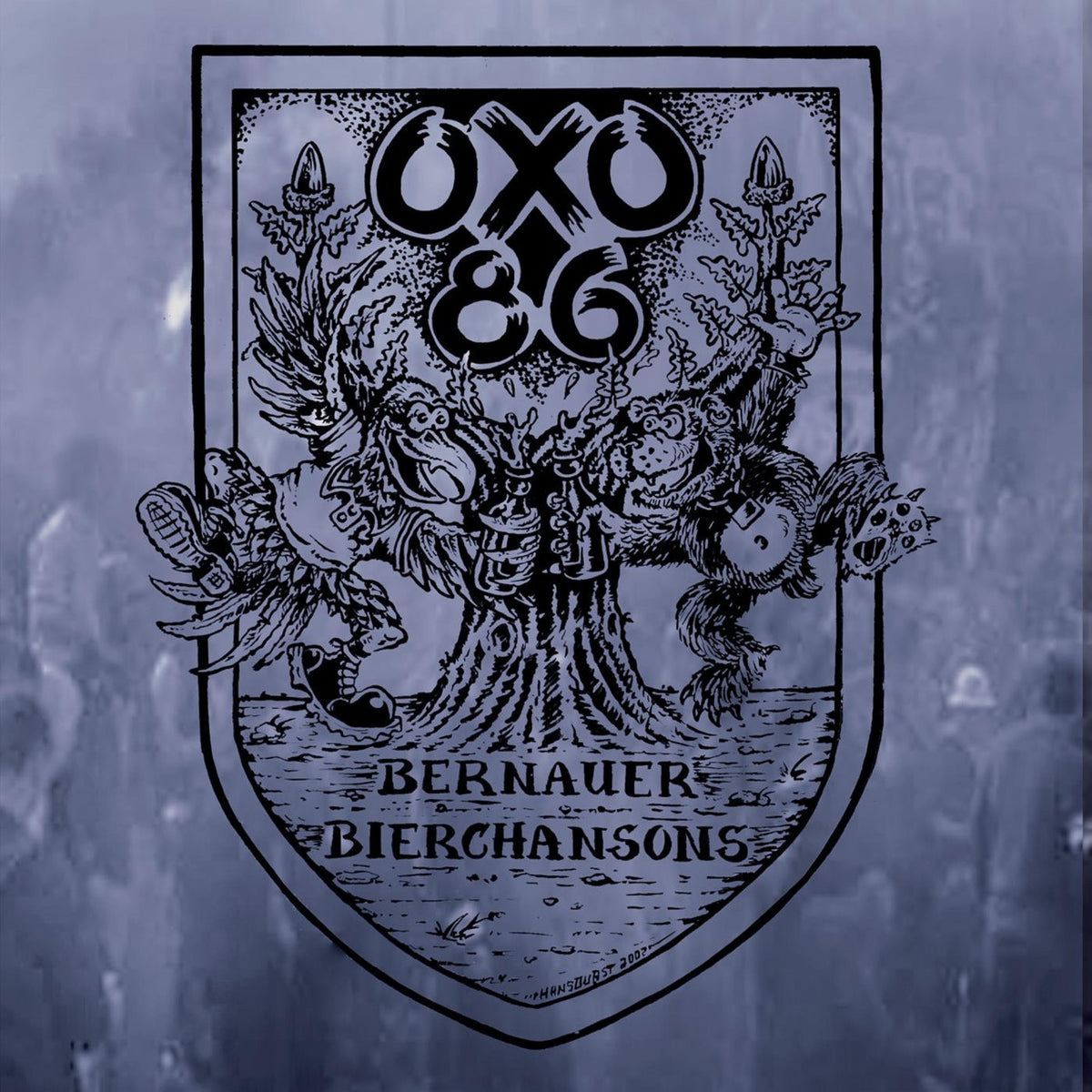 Oxo 86 – Bernauer Bierchansons vinyl record cover