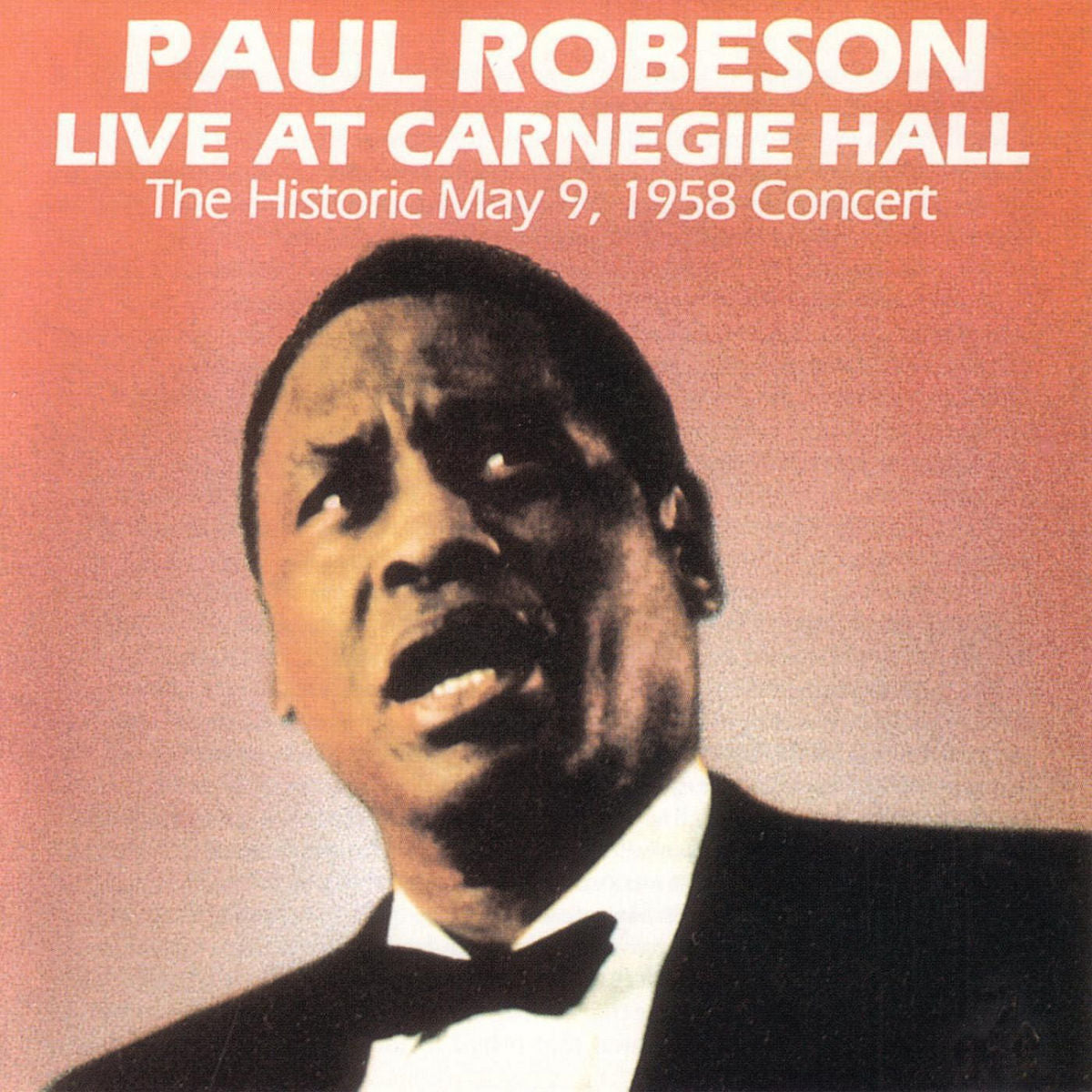 Paul Robeson – Live At Carnegie Hall vinyl cover