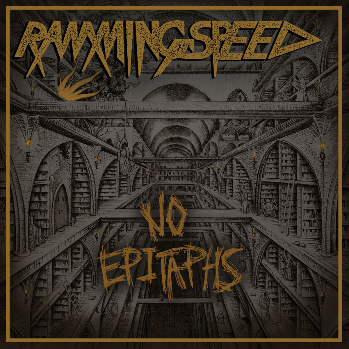Ramming Speed – No Epitaphs vinyl record cover