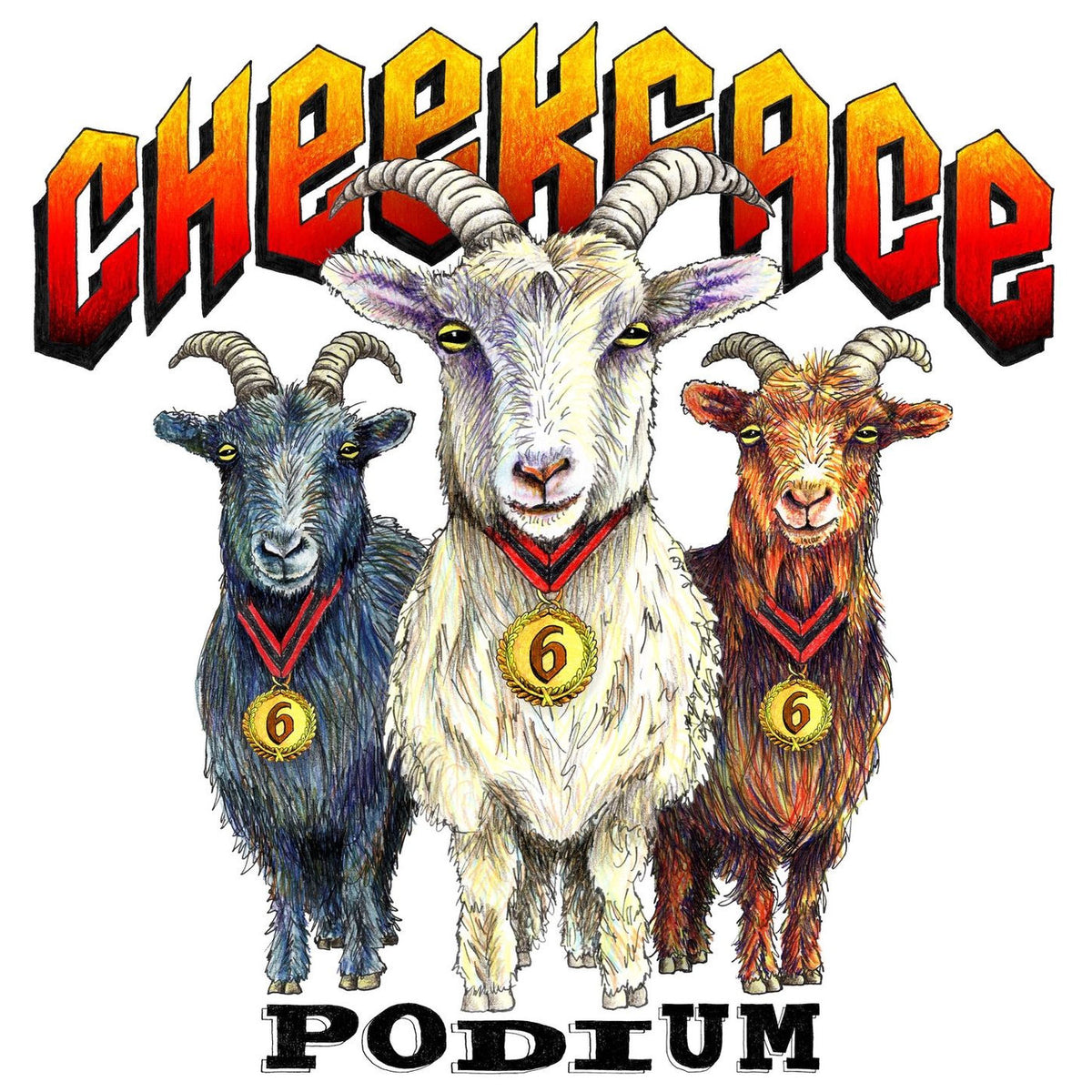 Cheekface – Podium vinyl record cover