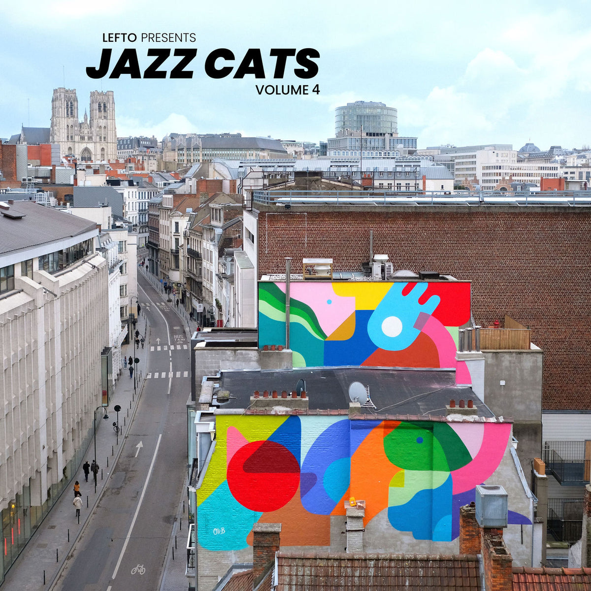 Various Artists – Lefto Presents Jazz Cats vinyl record cover