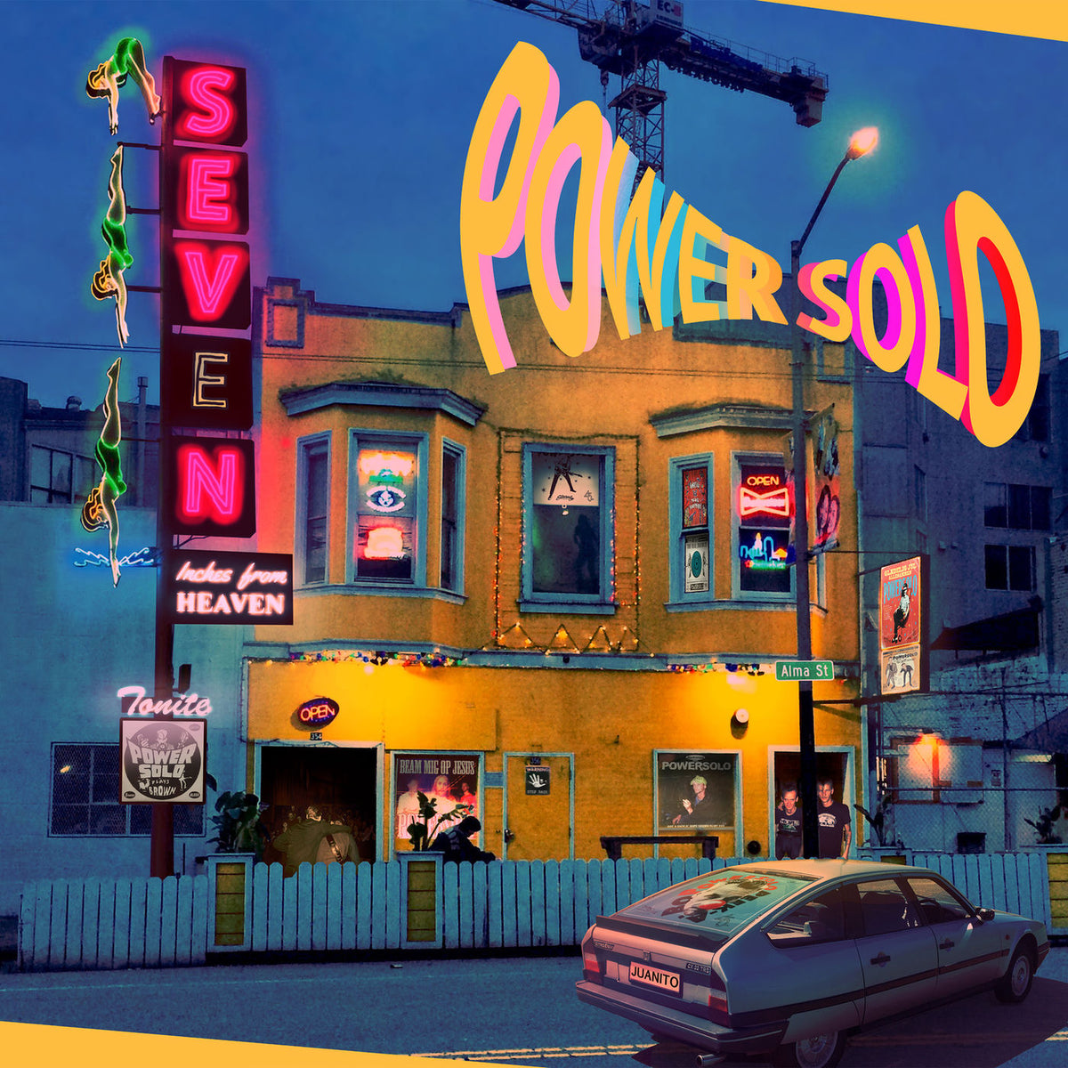 Powersolo – Seven Inches From Heaven vinyl record cover