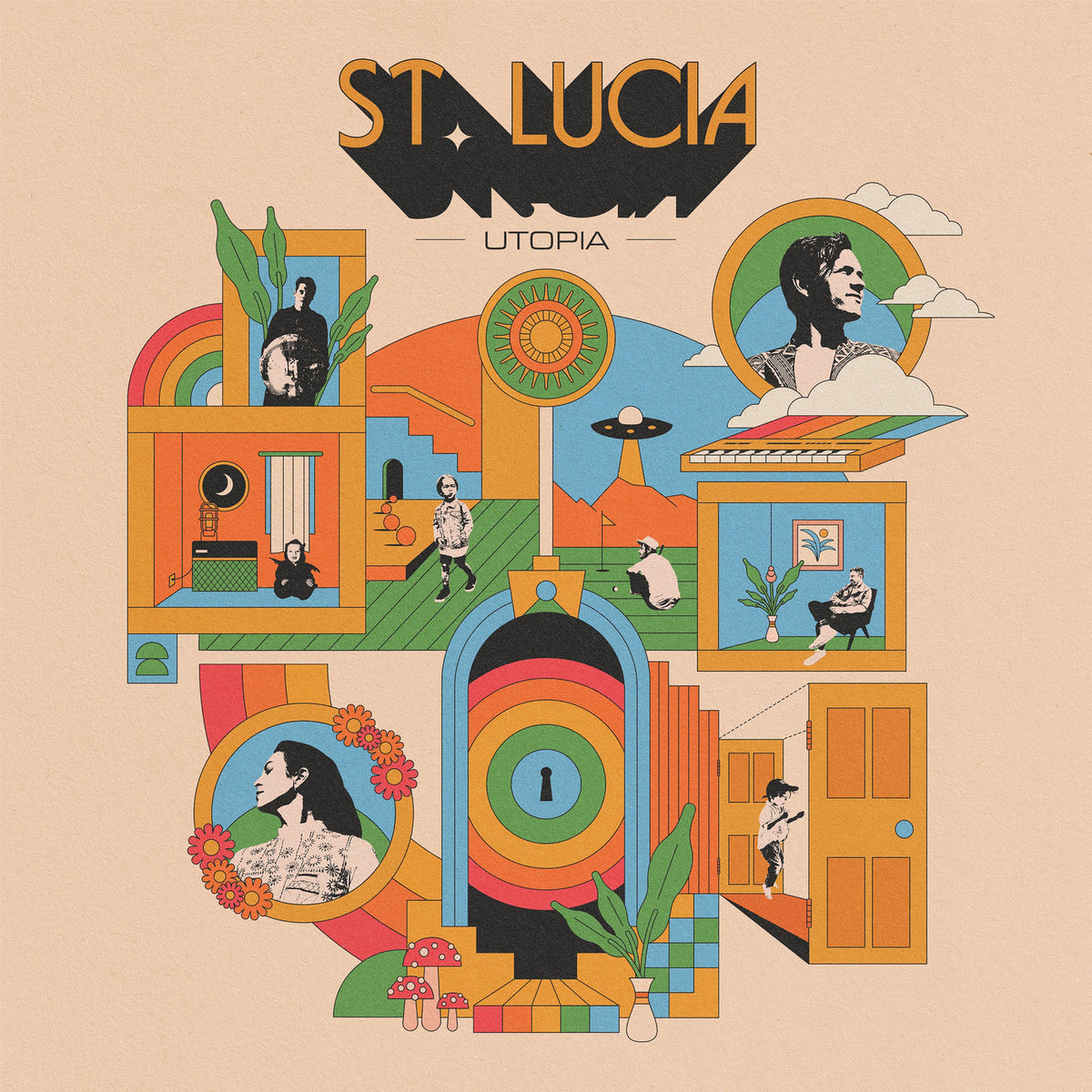 St. Lucia – Utopia (2LP) vinyl record cover