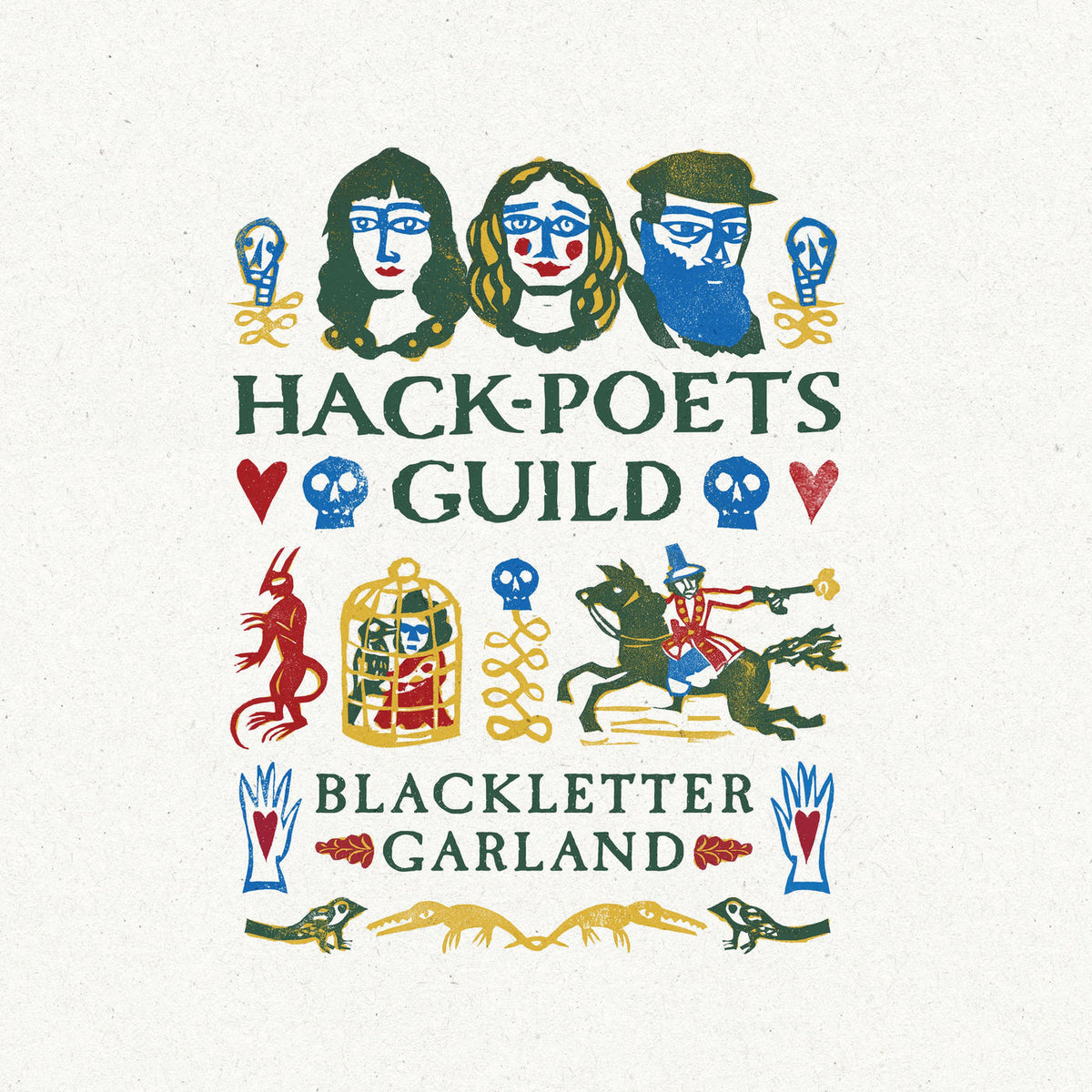 Hack Poets Guild – Blackletter Garland vinyl record cover
