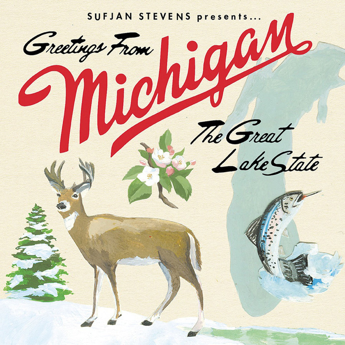 Sufjan Stevens – Michigan (2LP) vinyl record cover