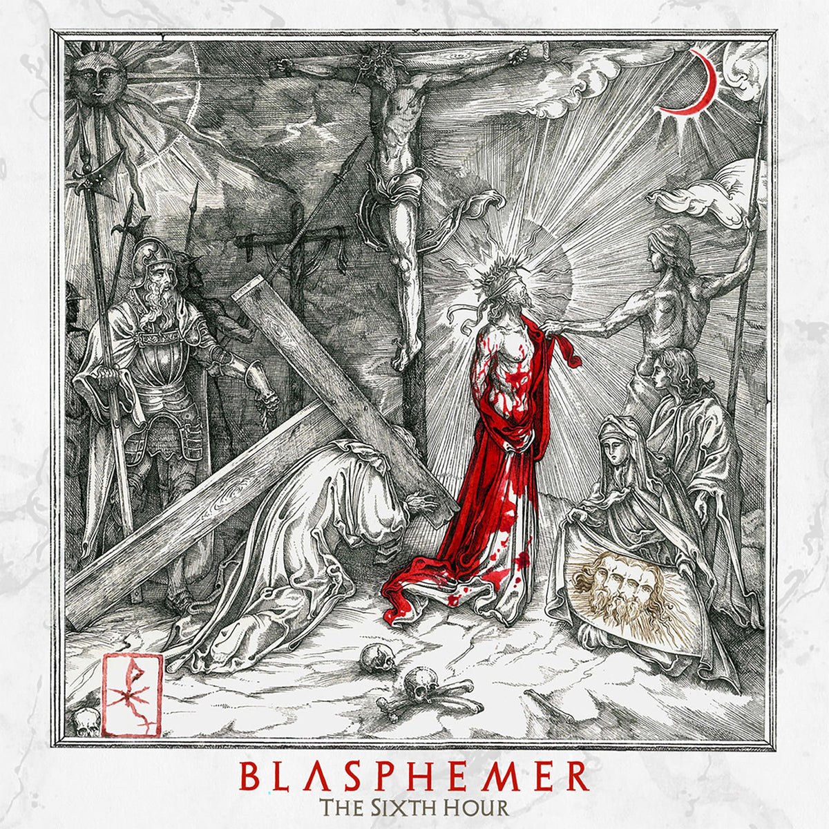 Blasphemer – The Sixth Hour vinyl record cover