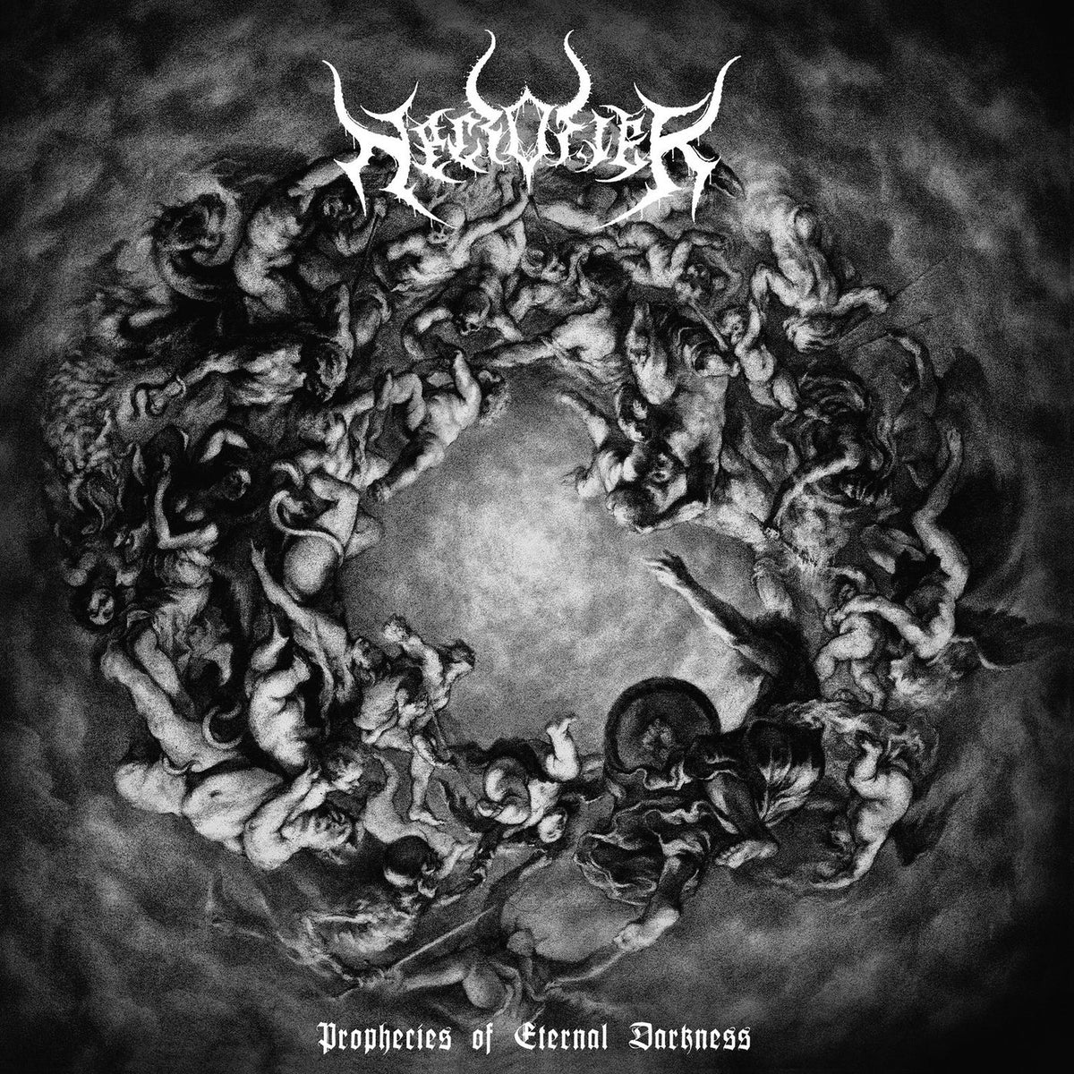 Necrofier – Prophecies of Eternal Darkness (Coloured Vinyl) vinyl record cover