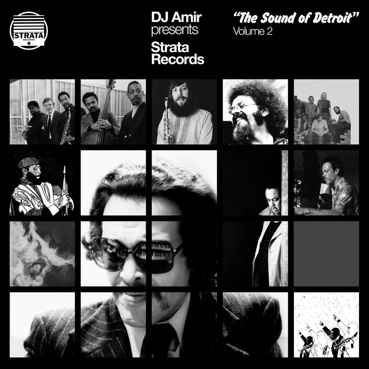 Various Artists – Dj Amir Presents Strata Records- The Sound Of Detroit Vol. 2 vinyl record cover