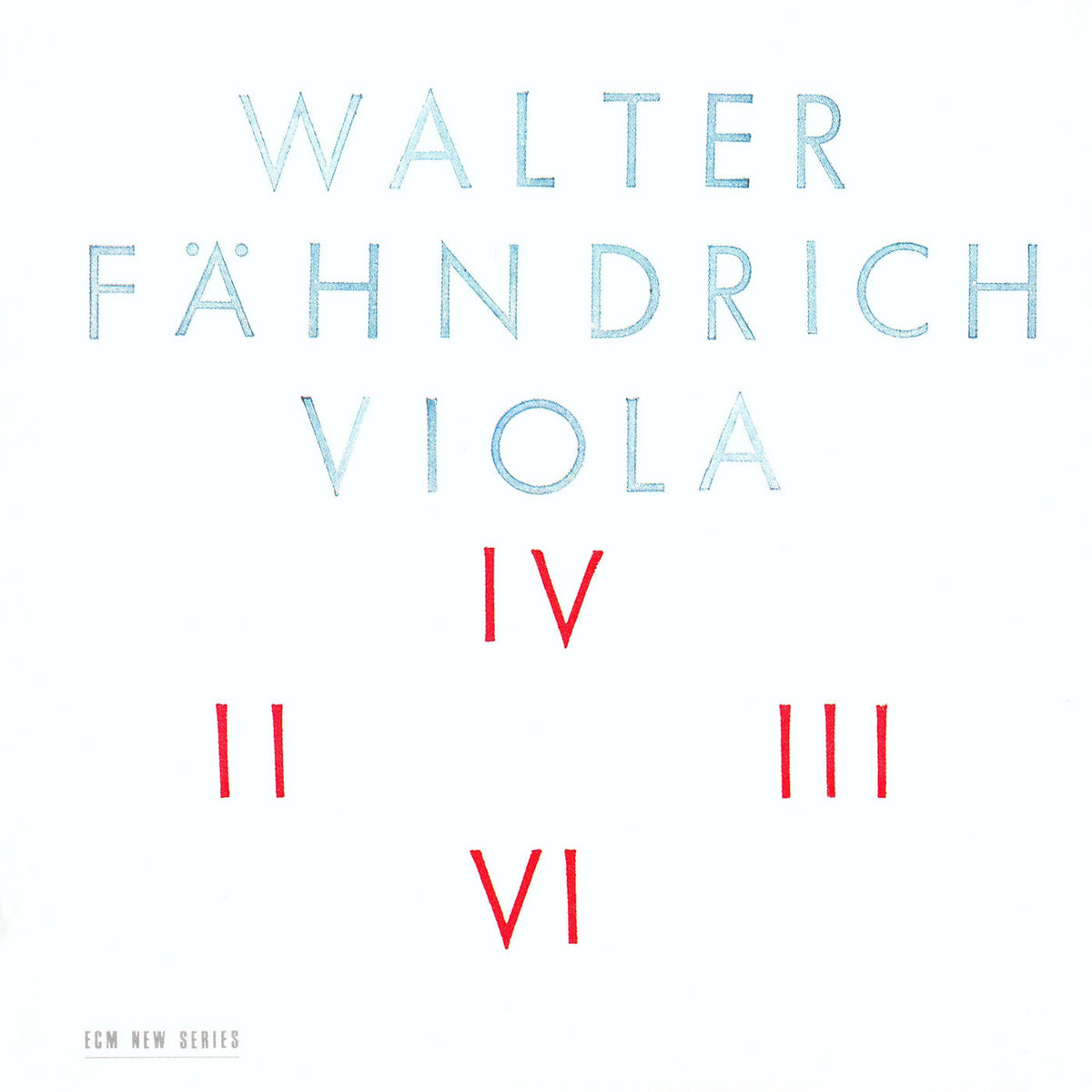 Walter Fähndrich – Viola vinyl cover
