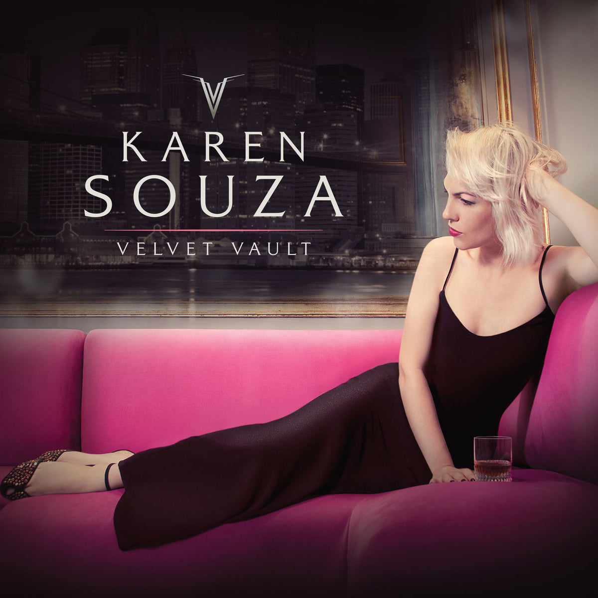 Karen Souza – Velvet Vault vinyl record cover