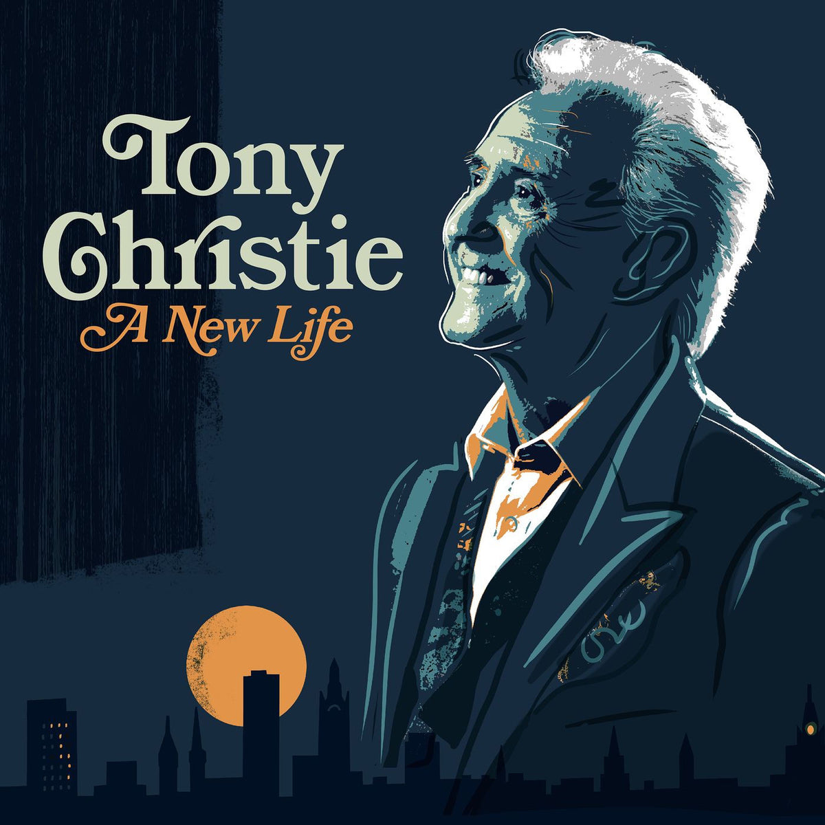 Tony Christie – A New Life vinyl record cover