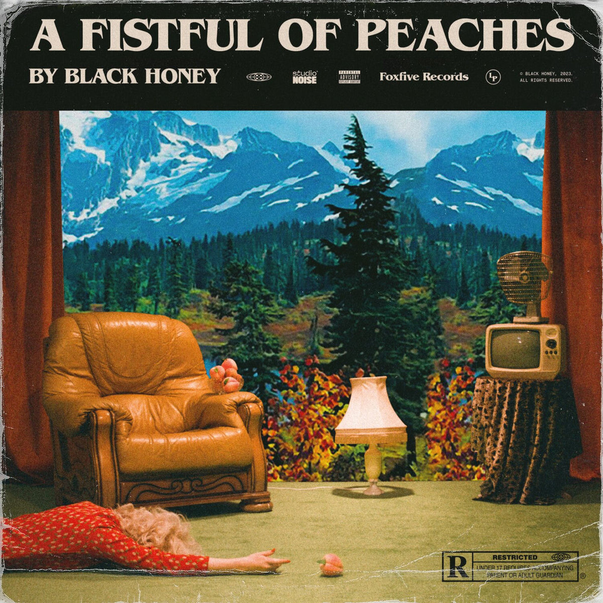 Black Honey – A Fistful of Peaches vinyl record cover
