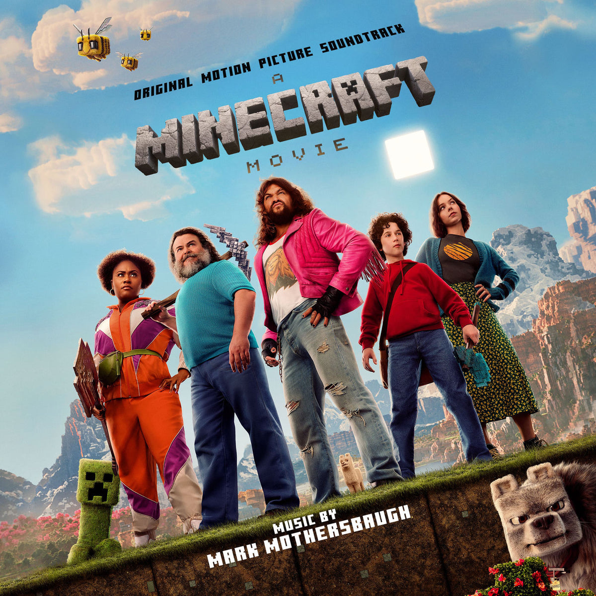 Various Artists – A Minecraft Movie vinyl record cover