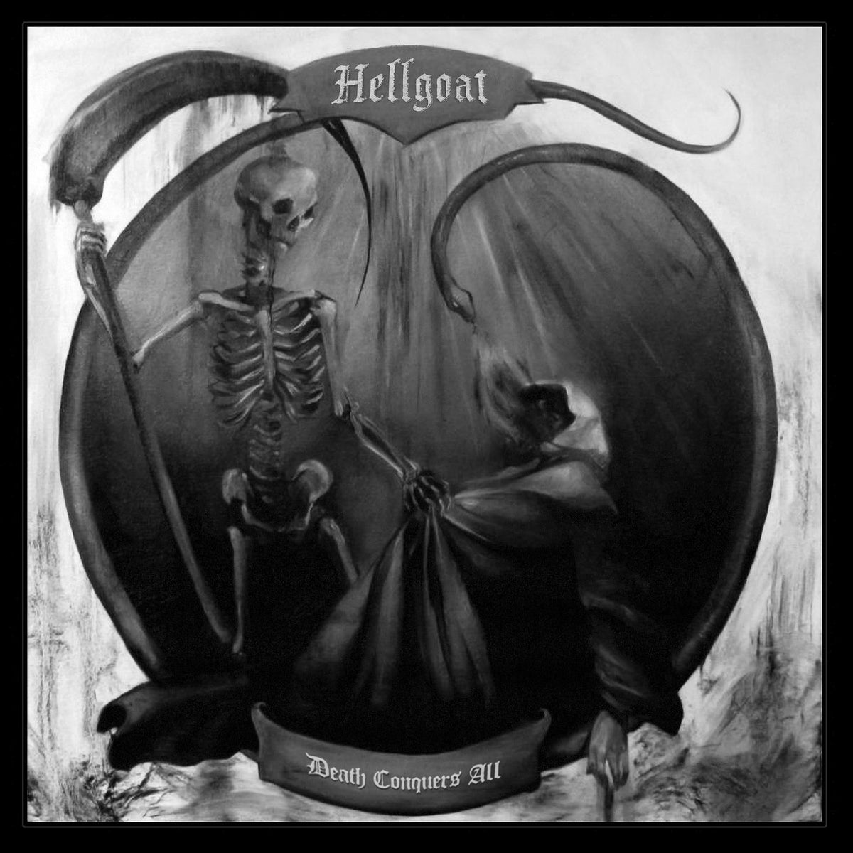 Hellgoat – Death Conquers All vinyl record cover
