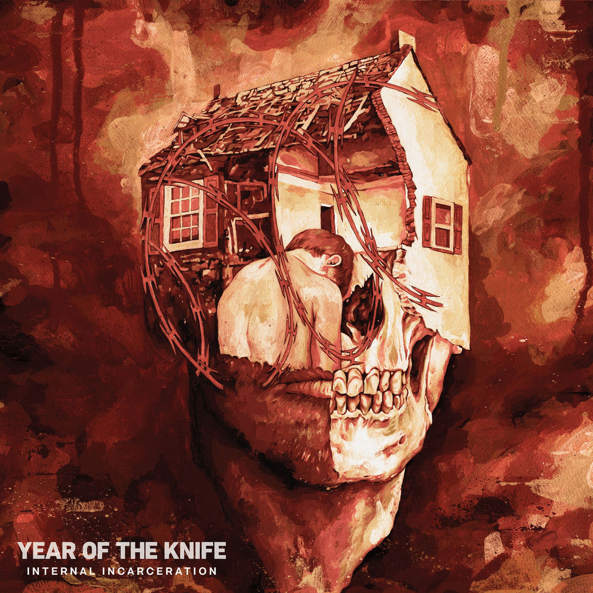 Year of the Knife – Internal Incarceration vinyl record cover