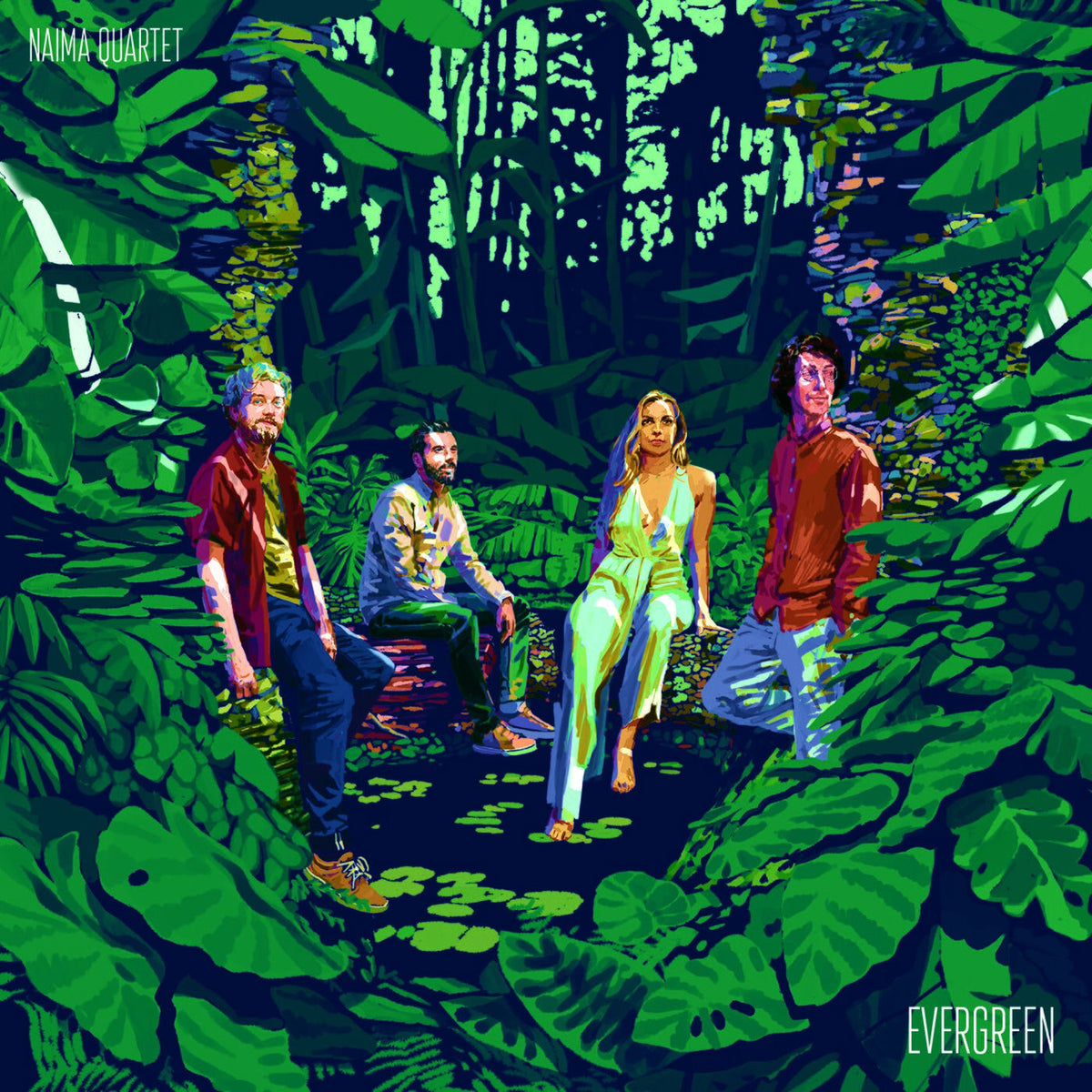 Naima Quartet – Evergreen vinyl record cover