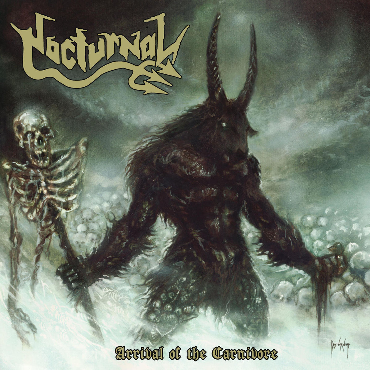 Nocturnal – Arrival Of The Carnivore vinyl record cover