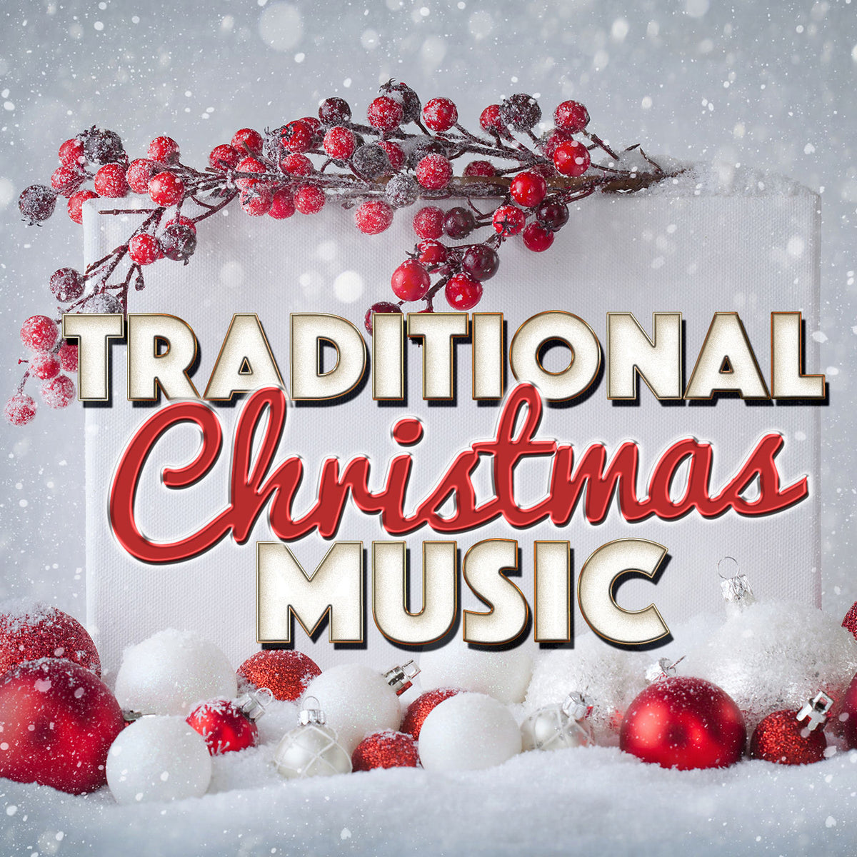 Various Artists – Traditional Christmas (Green Transparent Vinyl) vinyl record cover