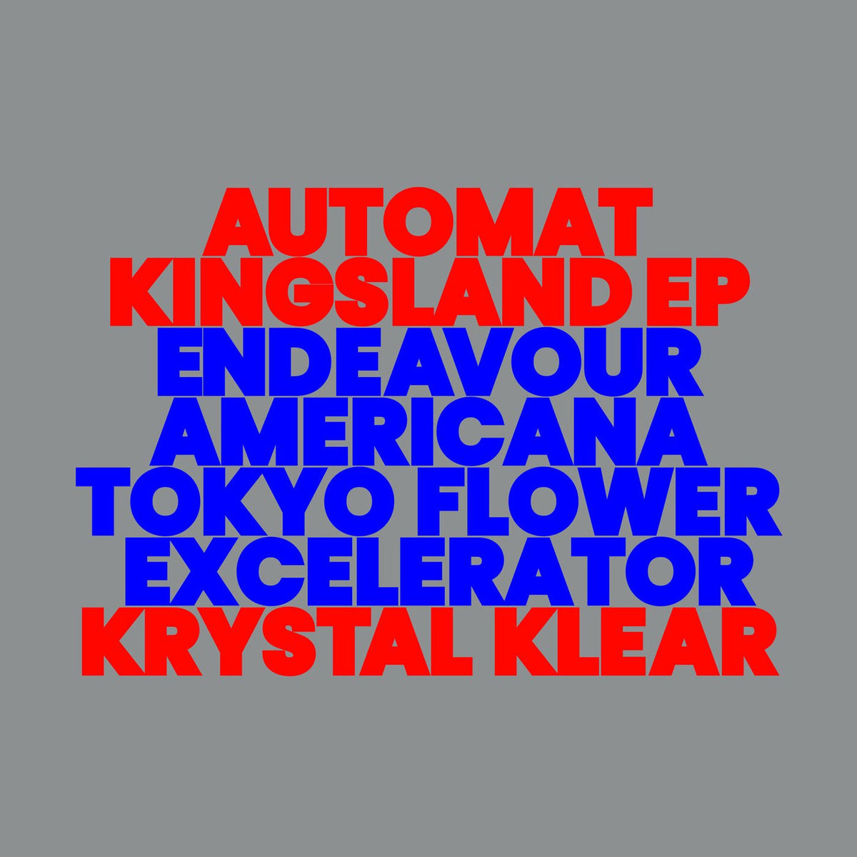 Krystal Klear – Automat Kingsland vinyl cover