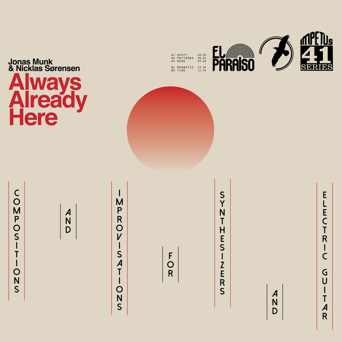 Jonas Munk – Always Already Here vinyl cover