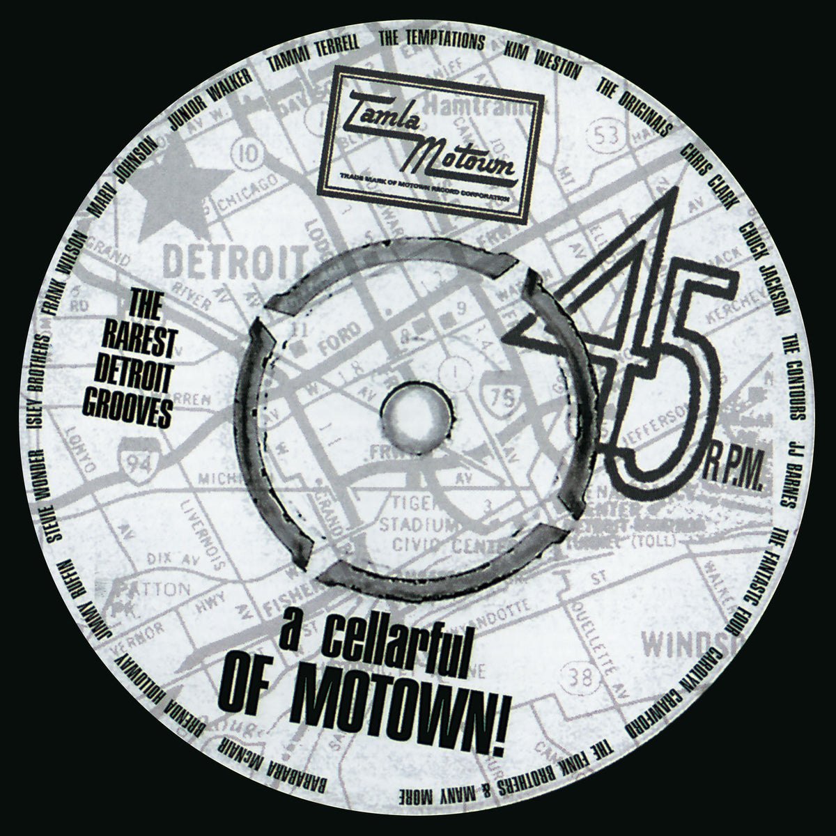 Various Artists – A Cellarful of Motown! vinyl record cover