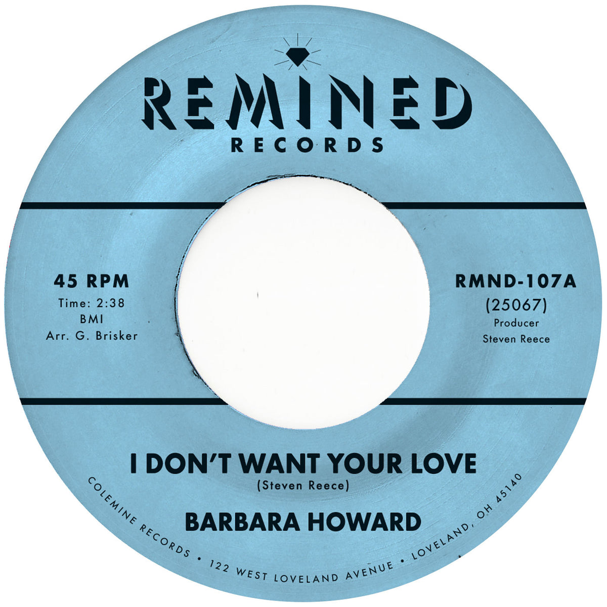 Barbara Howard – I Don't Want Your Love vinyl cover