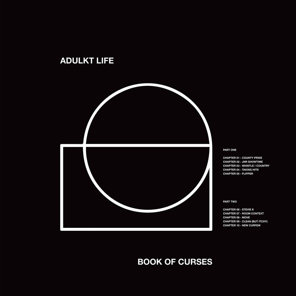 Adulkt Life – Book Of Curses vinyl cover