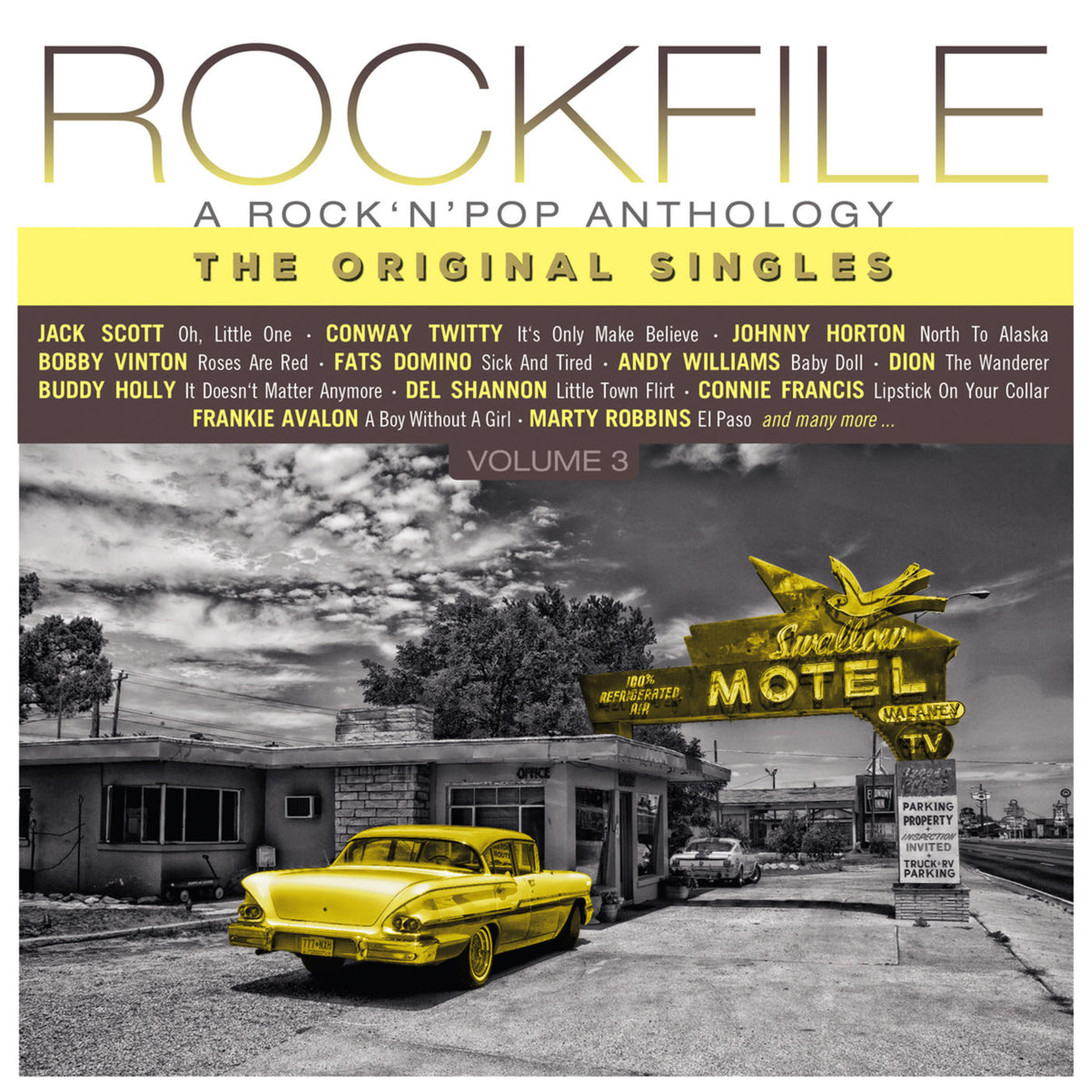 Various Artists – Rockfile, Vol. 3 vinyl cover