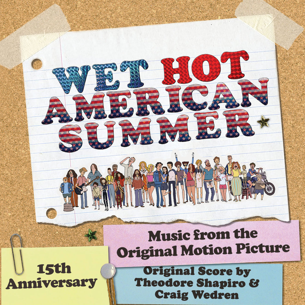 Various Artists – Wet Hot American Summer (Original Score & Music from the Motion Picture) vinyl cover
