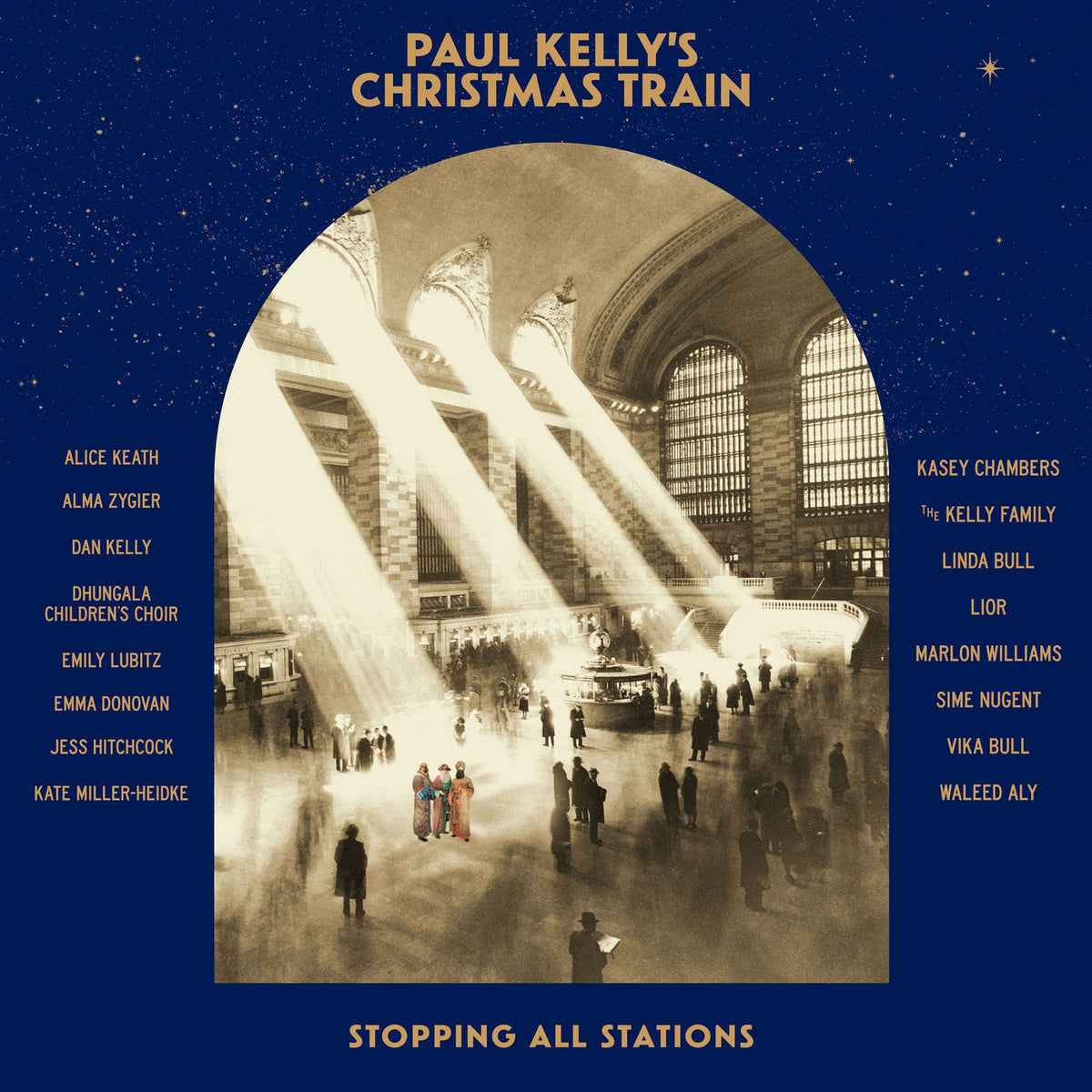 Paul Kelly – Paul Kelly's Christmas Train vinyl record cover
