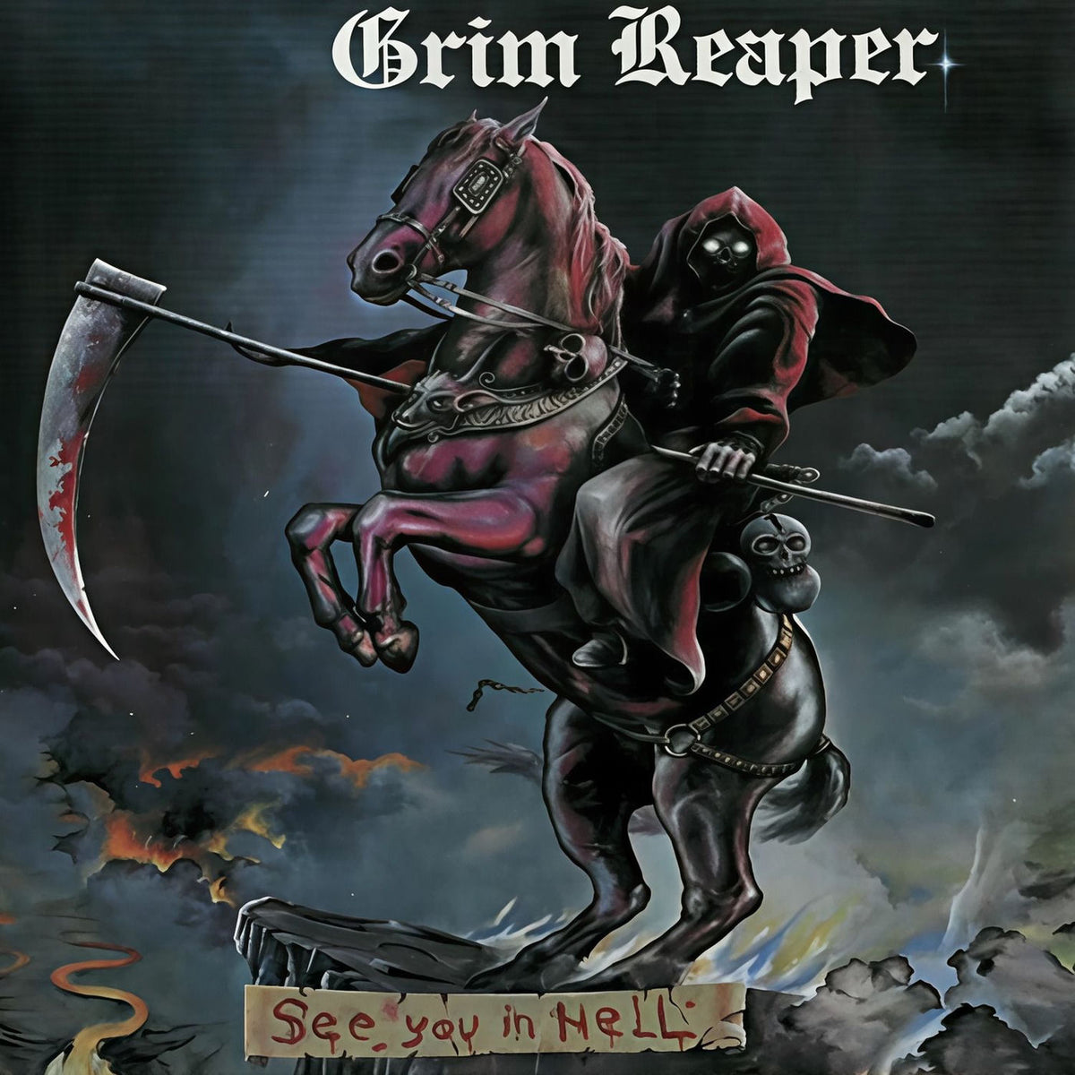 Grim Reaper – See You in Hell vinyl record cover