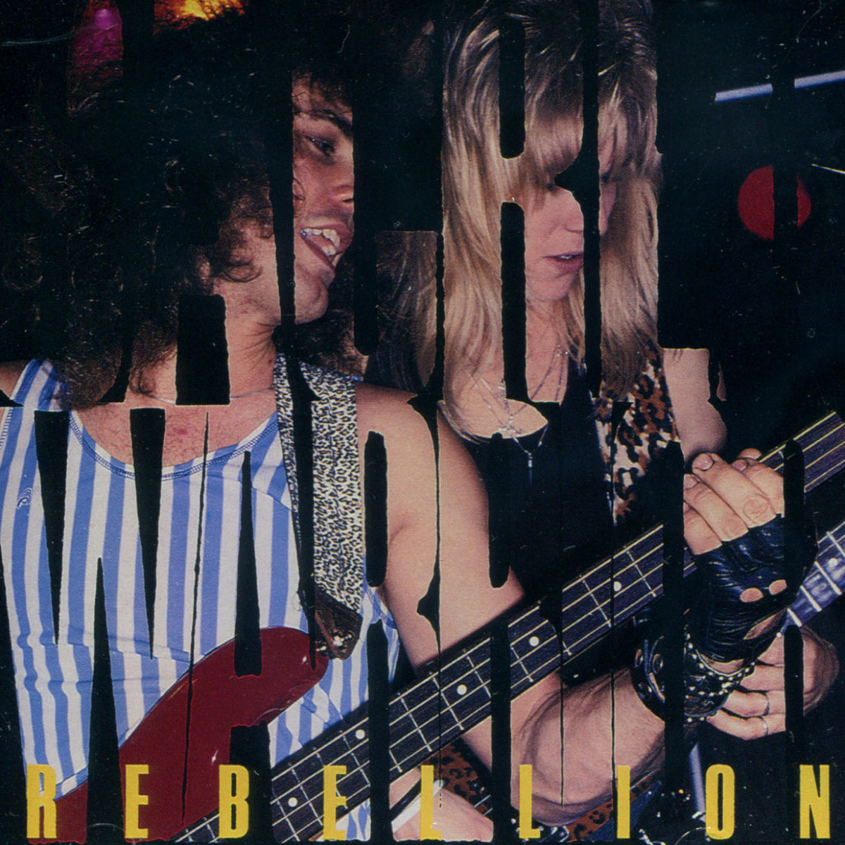 Sacred Warrior – Rebellion (Color Vinyl / Remastered) vinyl record cover