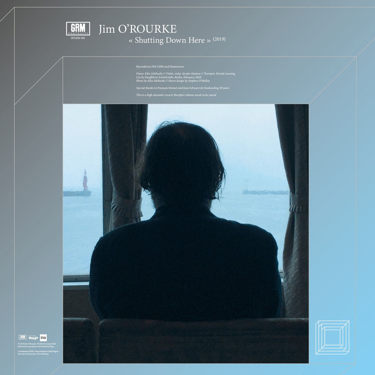 Jim O'Rourke – Shutting Down Here vinyl cover