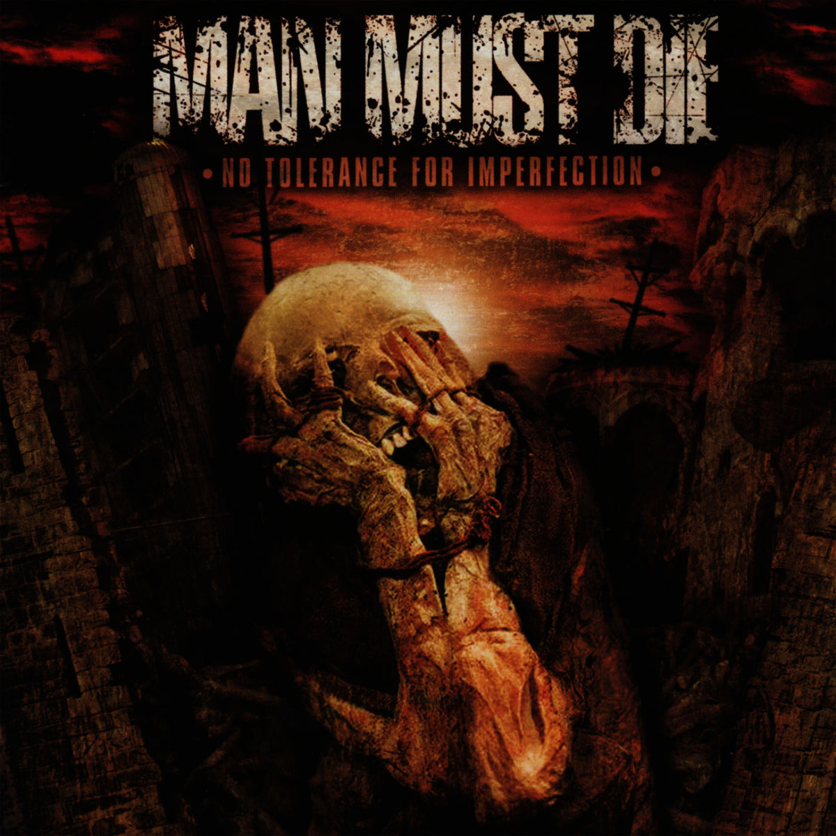 Man Must Die – No Tolerance For Imperfection [2LP] vinyl record cover