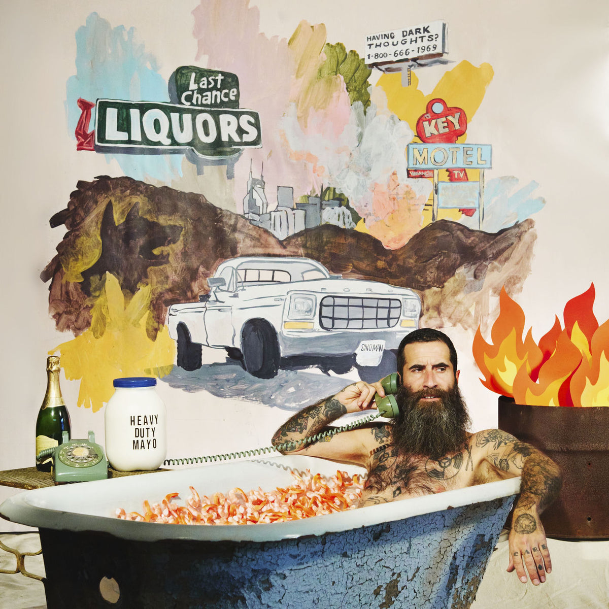 JP Harris – JP Harris Is A Trash Fire vinyl cover