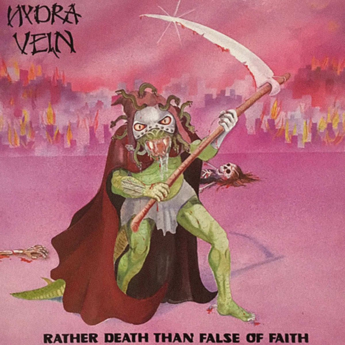 Hydra Vein – Rather Death Than False of Faith vinyl record cover