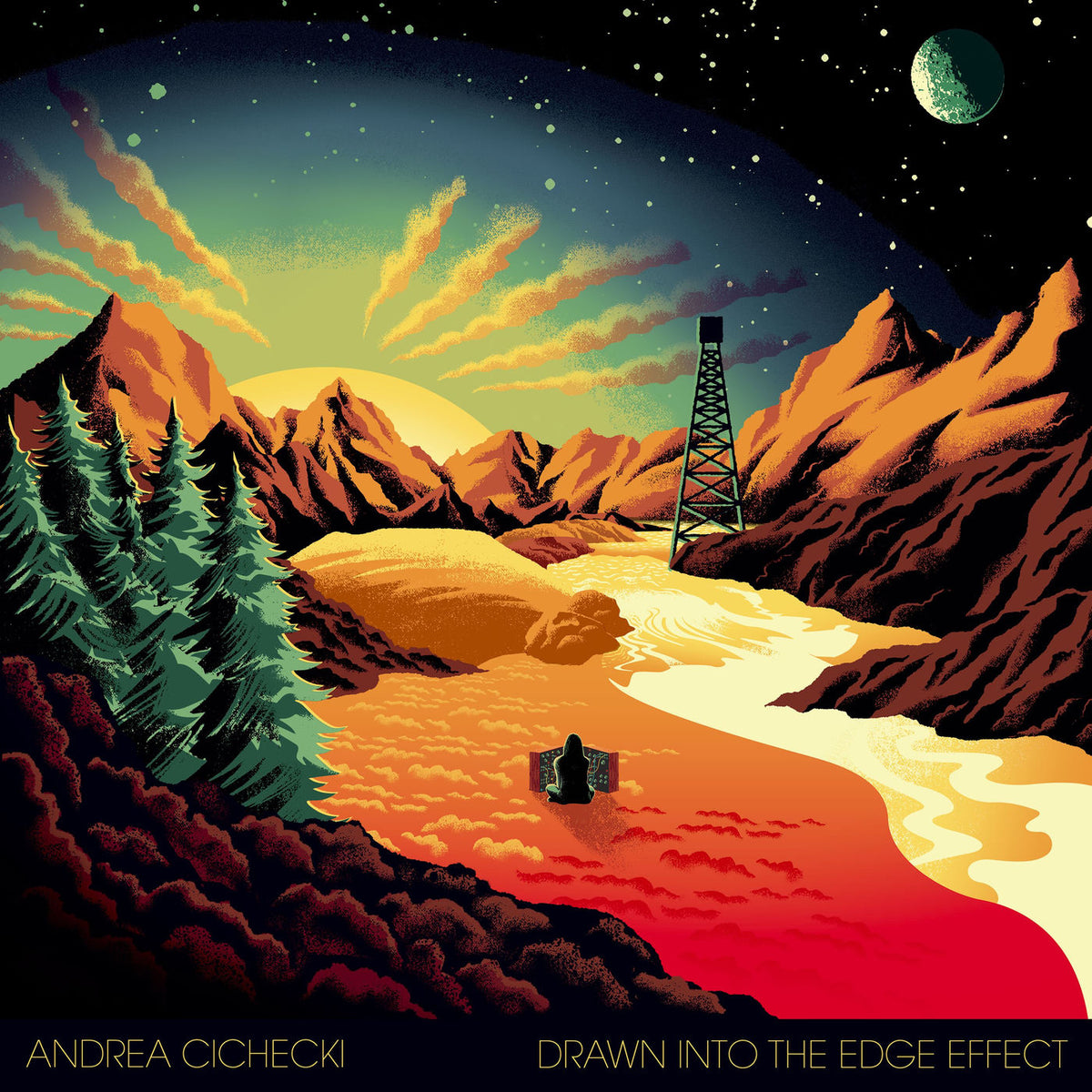 Andrea Cichecki – Drawn Into The Edge Effect vinyl cover