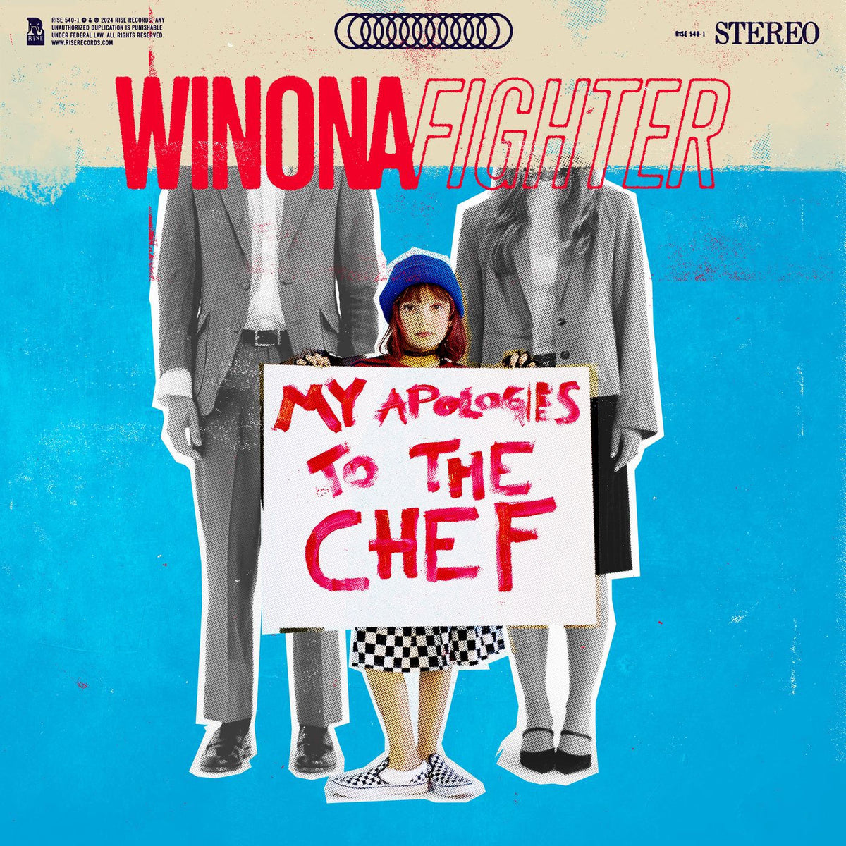 Winona Fighter – My Apologies To The Chef (White Colored Vinyl) vinyl record cover