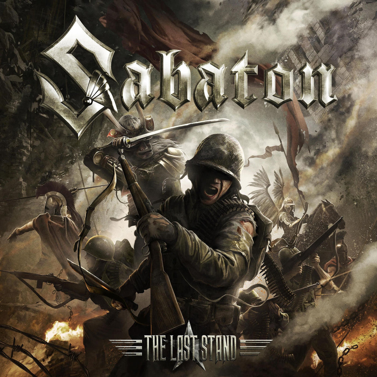 Sabaton – The Last Stand (10th Anniversary Edition) (Coloured Vinyl / Deluxe) vinyl record cover