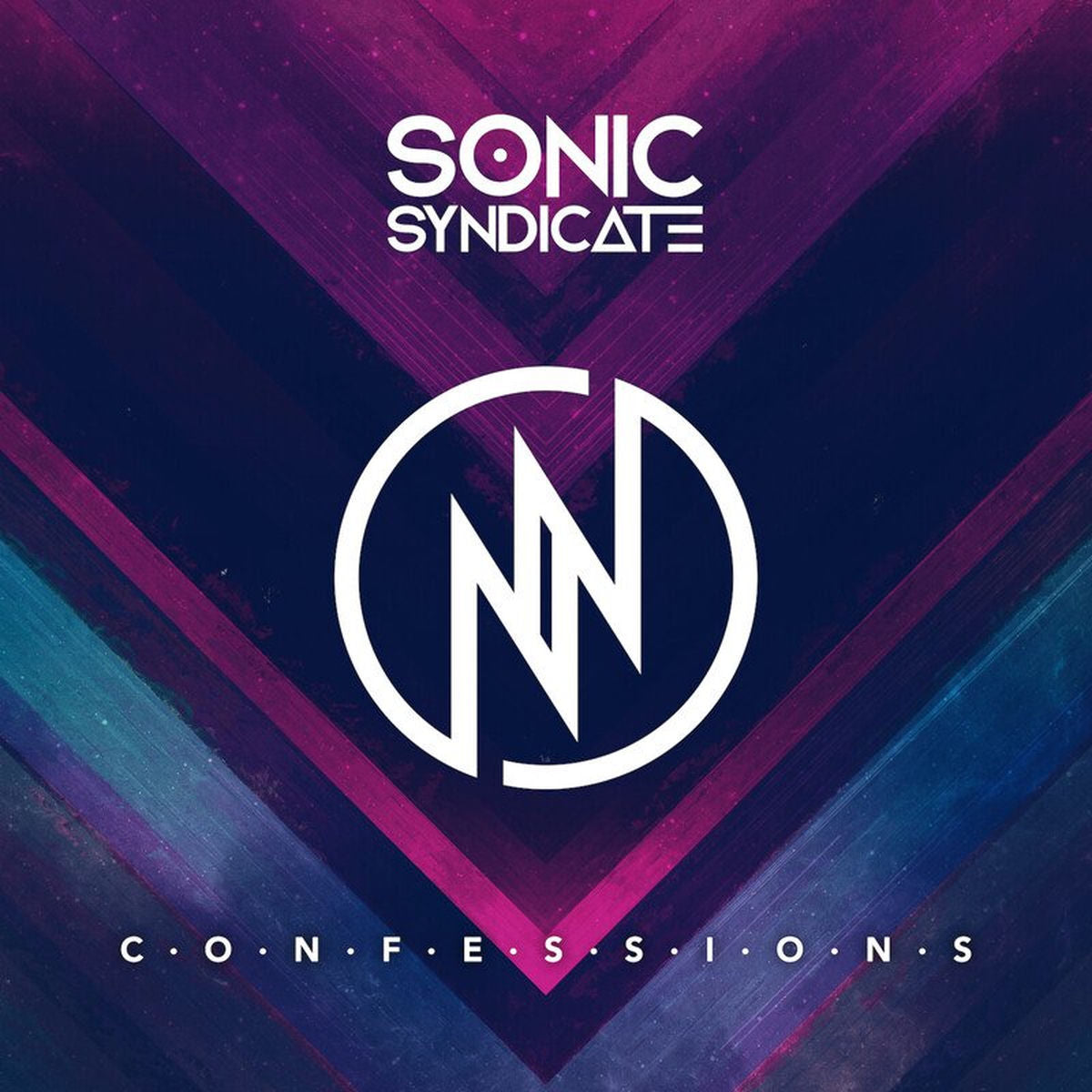 Sonic Syndicate – Confessions (PURPLE SPLATTER) vinyl record cover