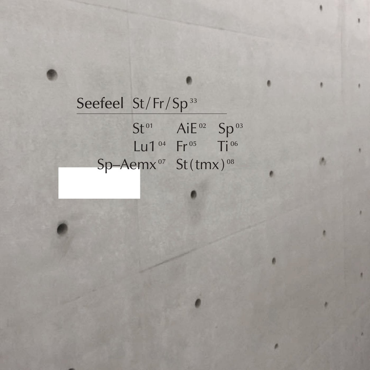 Seefeel – St / Fr / Sp vinyl record cover