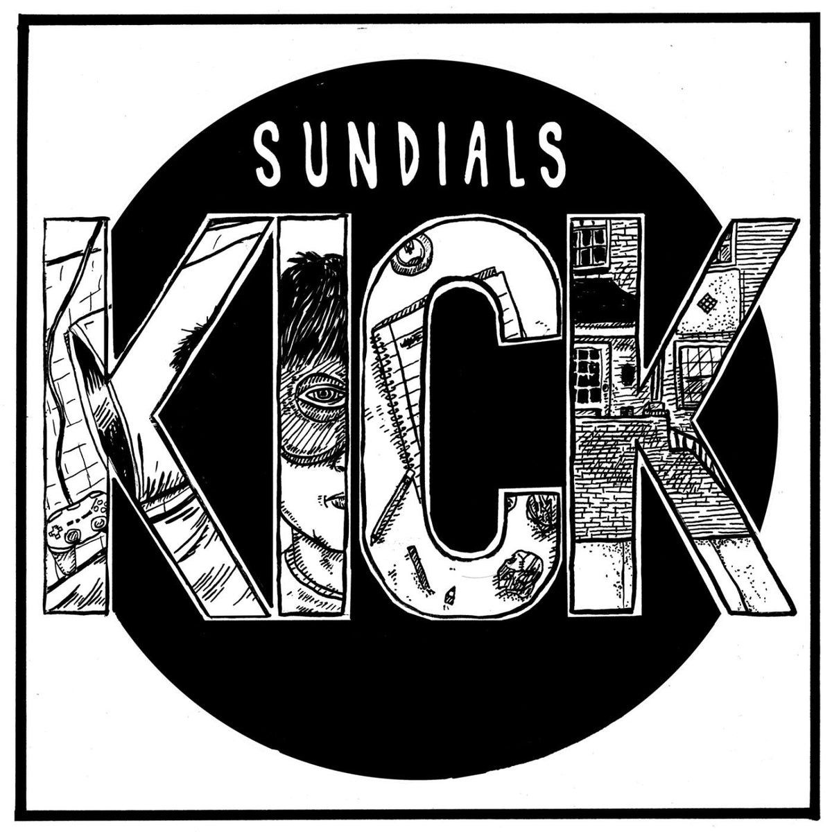 Sundials – Kick vinyl cover