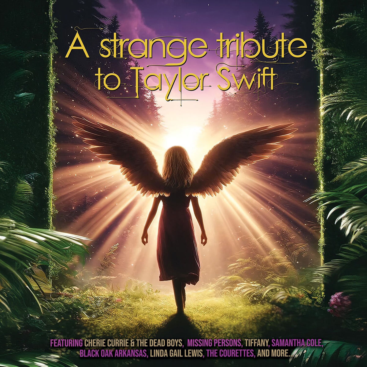 Various Artists – A Strange Tribute to Taylor Swift vinyl record cover