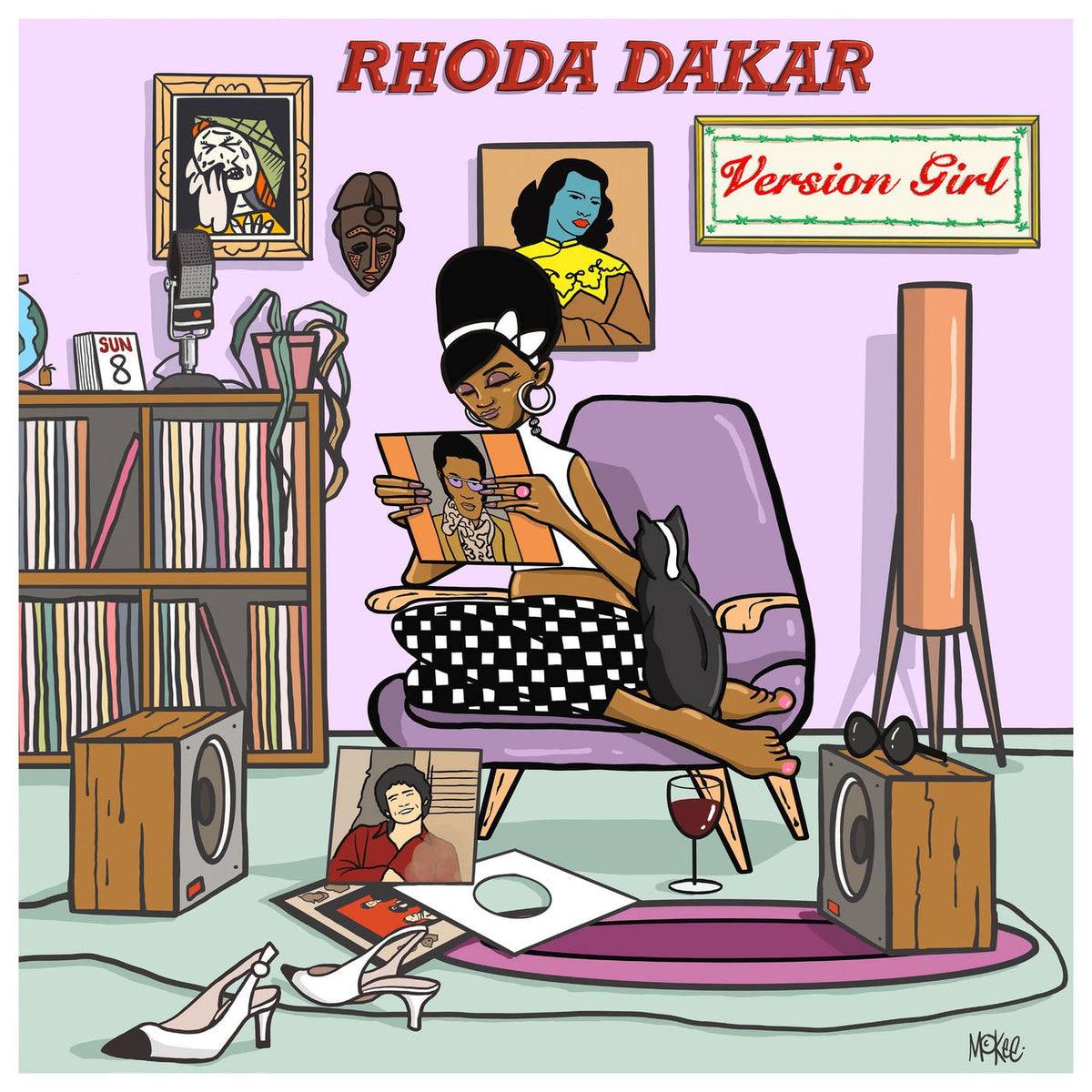Rhoda Dakar – Version Girl vinyl cover